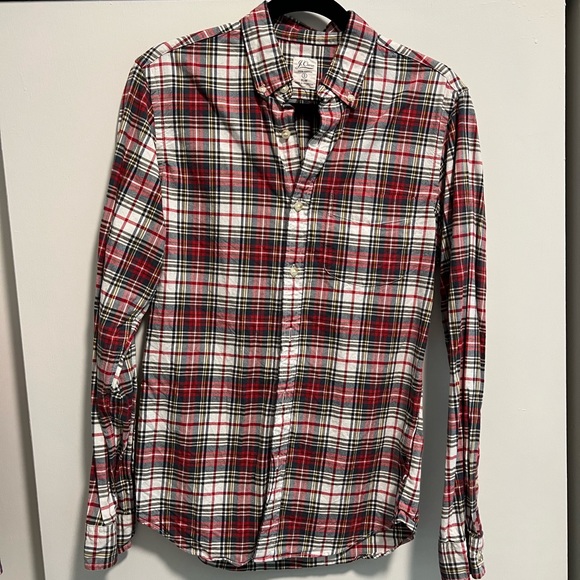J. Crew Tops - JCrew button down plaid size small slim